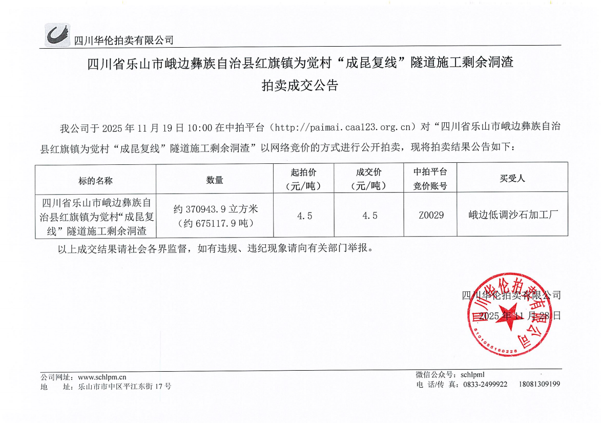 拍卖公告